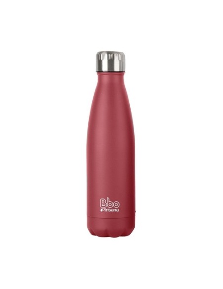 Termo Bbo acero inoxidable + funda rojo 500 ml 1 unidad (Rojo) Irisana