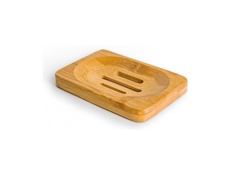 Jabonera de bambú FSC rectangular