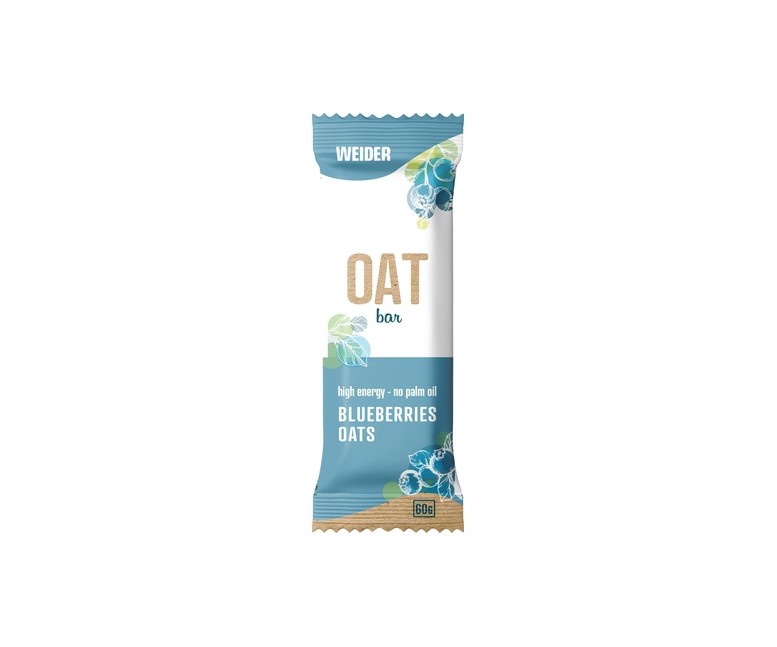 Barrita de avena y arándanos 1 barrita de 60g (Arándanos) Weider