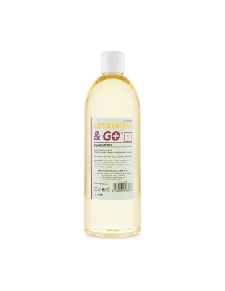 Aceite de almendras dulces 750 mg de aceite Pharma & Go