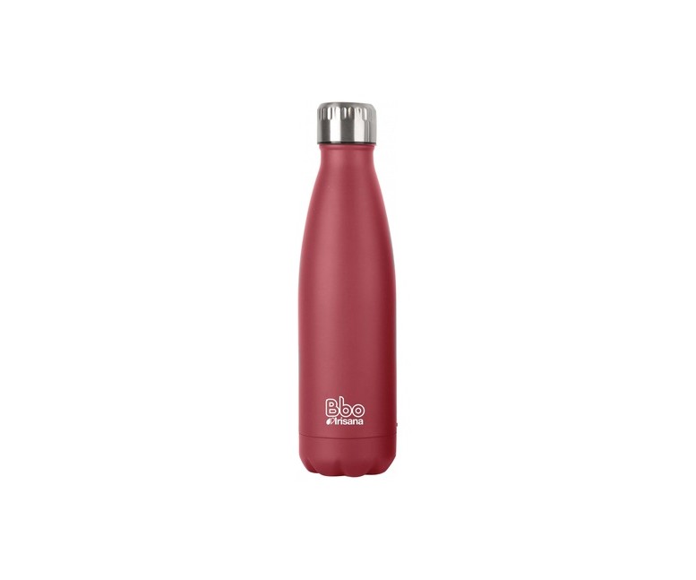 Termo Bbo acero inoxidable + funda rojo 750 ml 1 unidad (Rojo) Irisana
