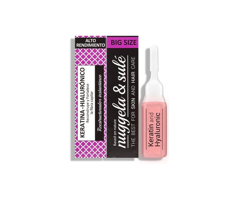 Ampolla de Keratina y Ac. Hialurónico 1 ampollas de 10ml Nuggela & sule