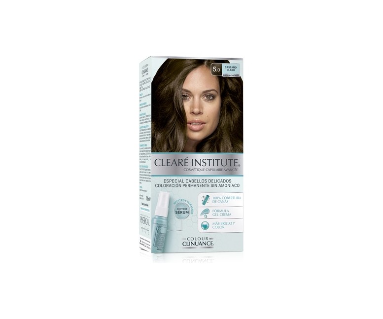 Tinte Colour Clinuance 5.0 Castaño Claro Cabellos Delicados 1 unidad Cleare Institute
