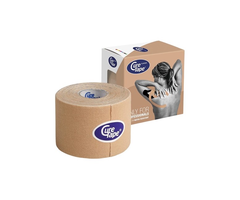 Cure tape classic beige vendaje neuromuscular (5cm x 5m) 1 unidad (Beige) Cure tape