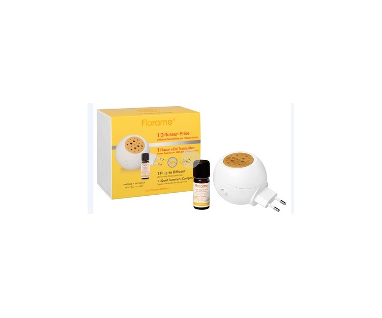Difusor Eléctrico de Citronela Repelente Mosquitos 1 unidad Florame