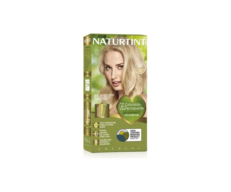 Naturtint Coloración Con Quinoa 10N - Rubio Alba 1 unidad Naturtint