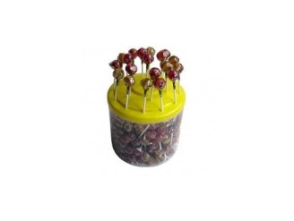 Chupis caramelo con palo bio expositor