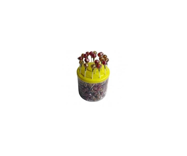 Chupis caramelo con palo bio expositor 200 uds Alternativa 3