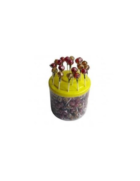 Chupis caramelo con palo bio expositor 200 uds Alternativa 3