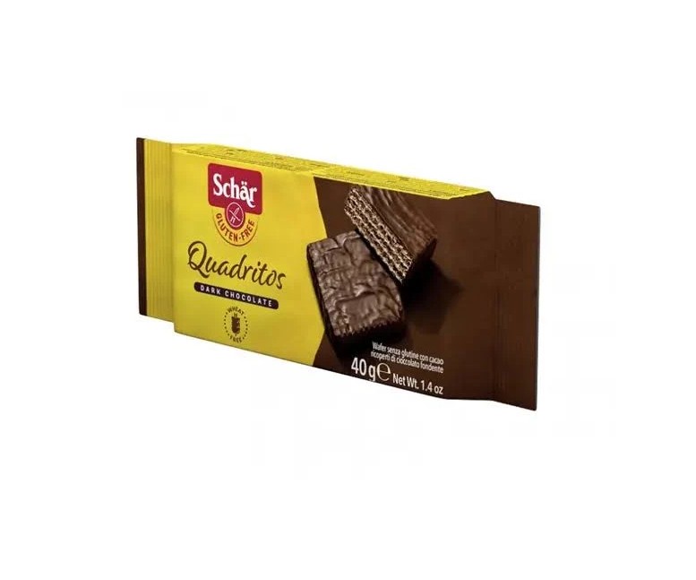 Quadritos de chocolate sg 20 uds Schar