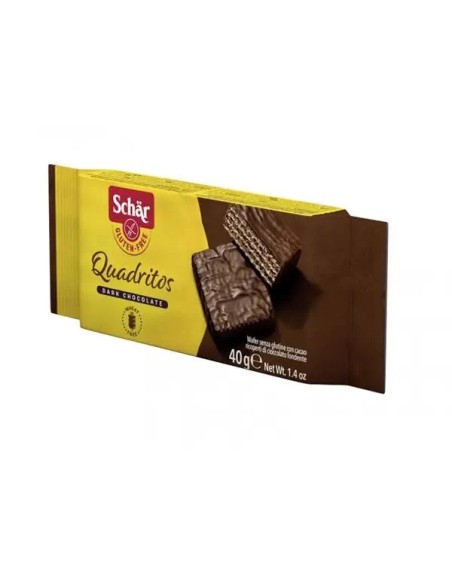 Quadritos de chocolate sg 20 uds Schar