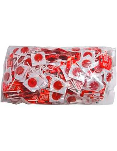 Piruletas redondas cereza bio bolsa 200 uds Alternativa 3