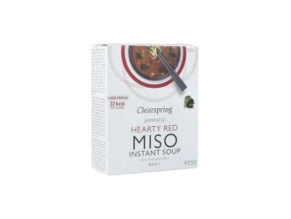 Sopa de miso picante con algas instantánea