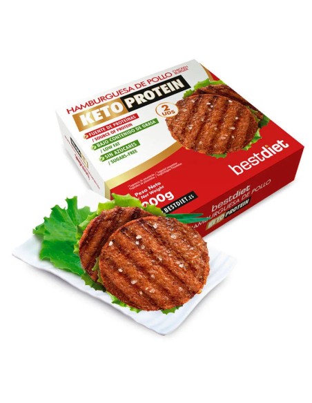 Hamburguesas Protein Pack 2 uds Keto Protein