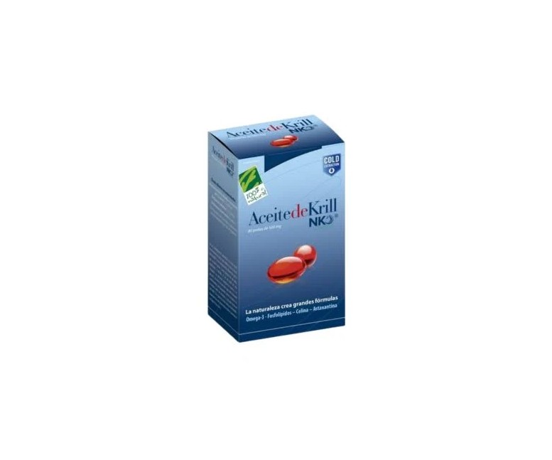 Aceite de krill nko 80 cap Cien por Cien Natural