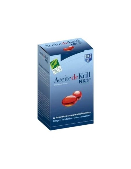 Aceite de krill nko 80 cap Cien por Cien Natural