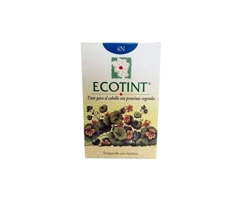 Ecotint 4n castaño tinte para cabello 130 ml Ecotint