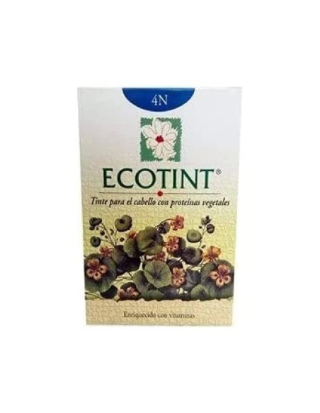 Ecotint 4n castaño tinte para cabello 130 ml Ecotint