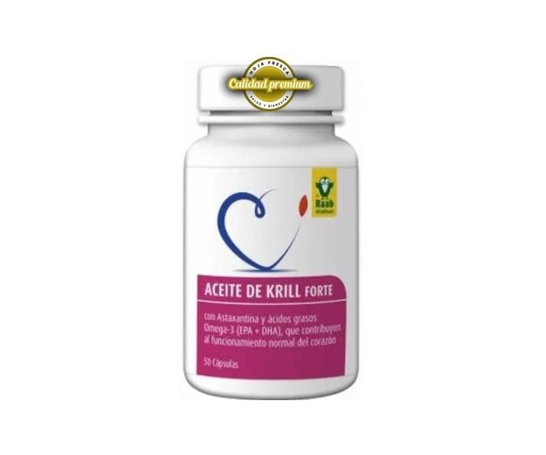 Aceite de krill forte 50 cap Raab
