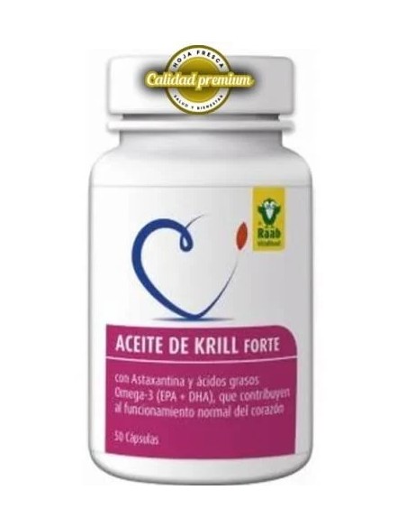 Aceite de krill forte 50 cap Raab