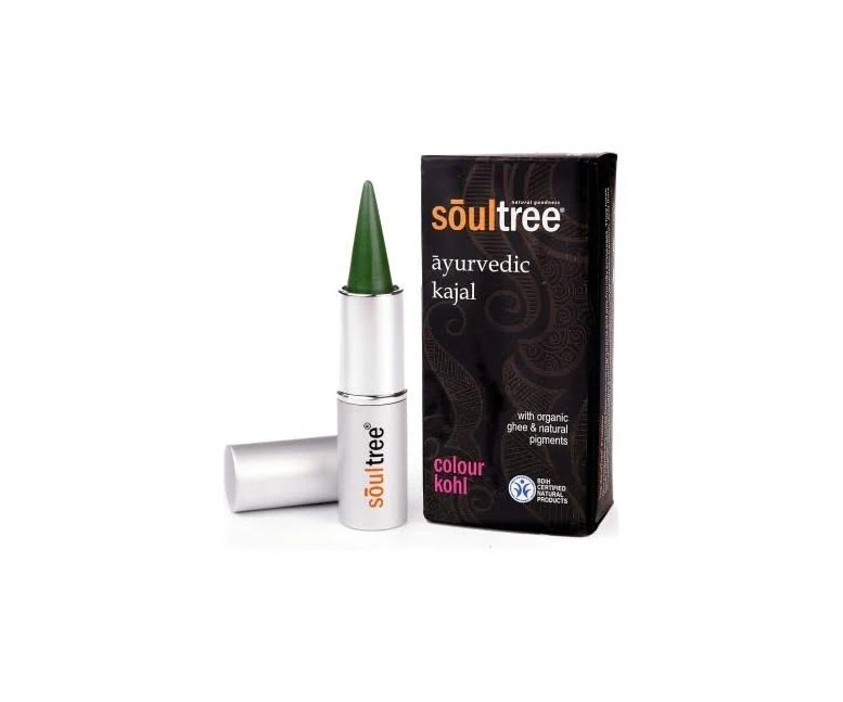 Lápiz de ojos kajal verde fern 3 g SOULTREE