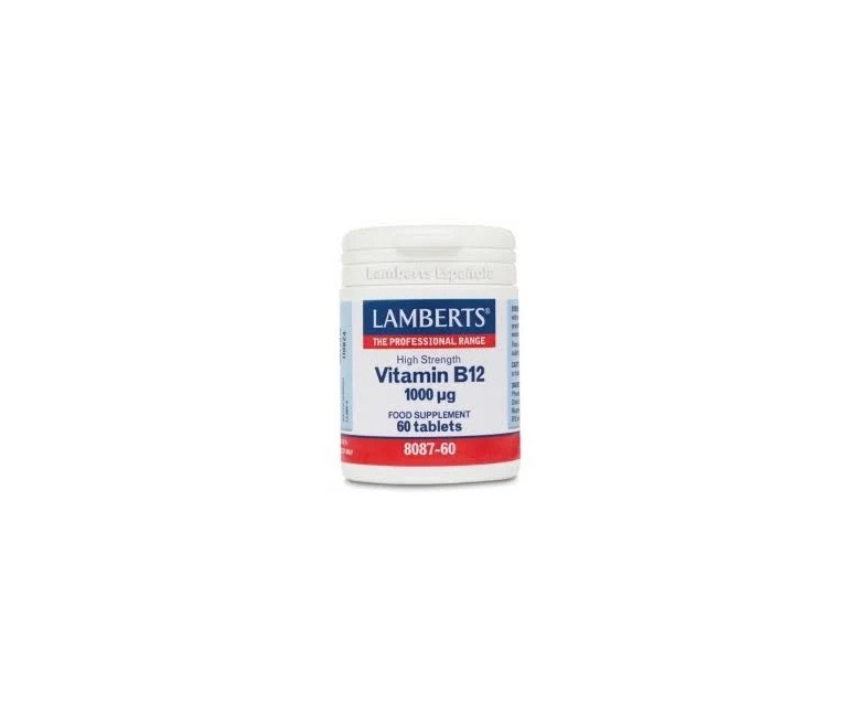 Vitamina b12 60 tab - 1.000 mcg Lamberts
