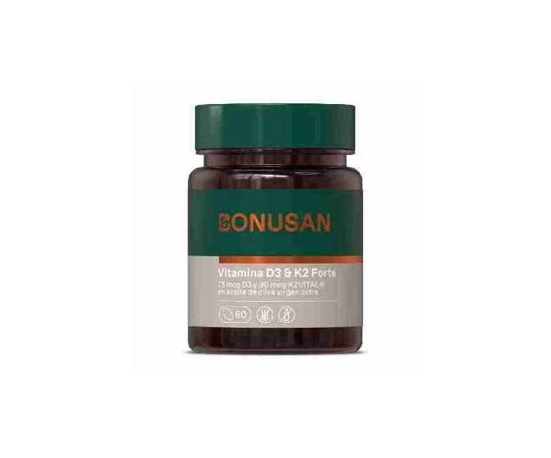 Vitamina D3+K2 Forte 60 cap Bonusan