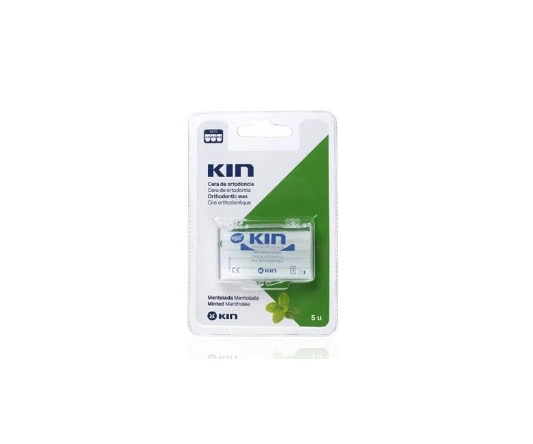 Cera dental Kin ortodoncia mentolada 5 ud Kin