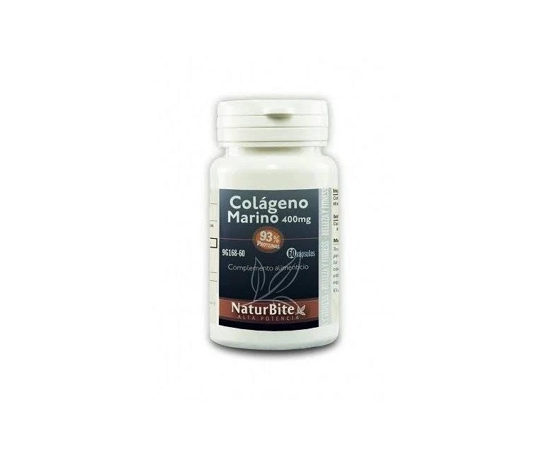 Colágeno marino 60 cap - 400 mg Naturbite