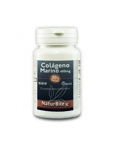 Colágeno marino 60 cap - 400 mg Naturbite