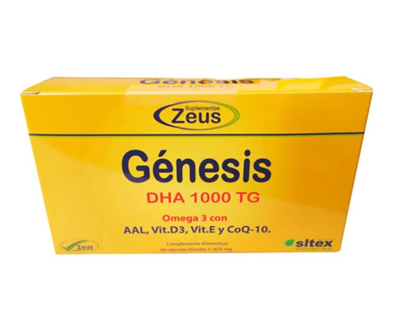 Genesis dha tg omega 3 60 cap Zeus