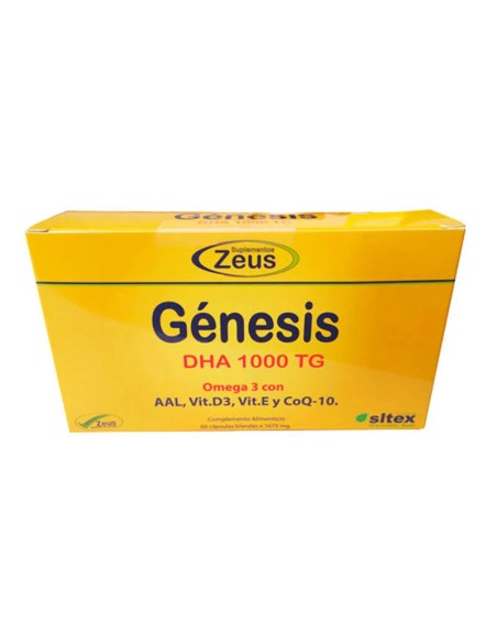 Genesis dha tg omega 3 60 cap Zeus
