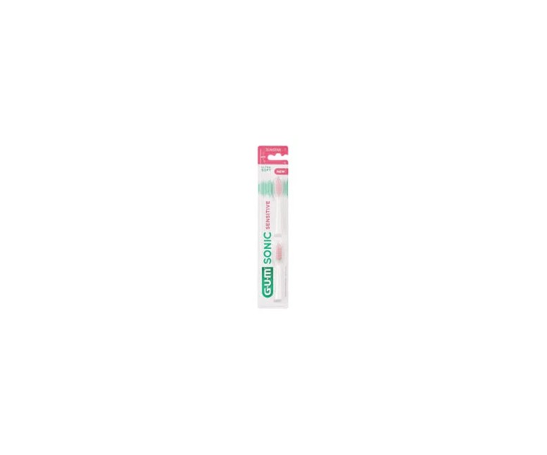 Recambio cepillo eléctrico sonic sensitive 2 un Gum