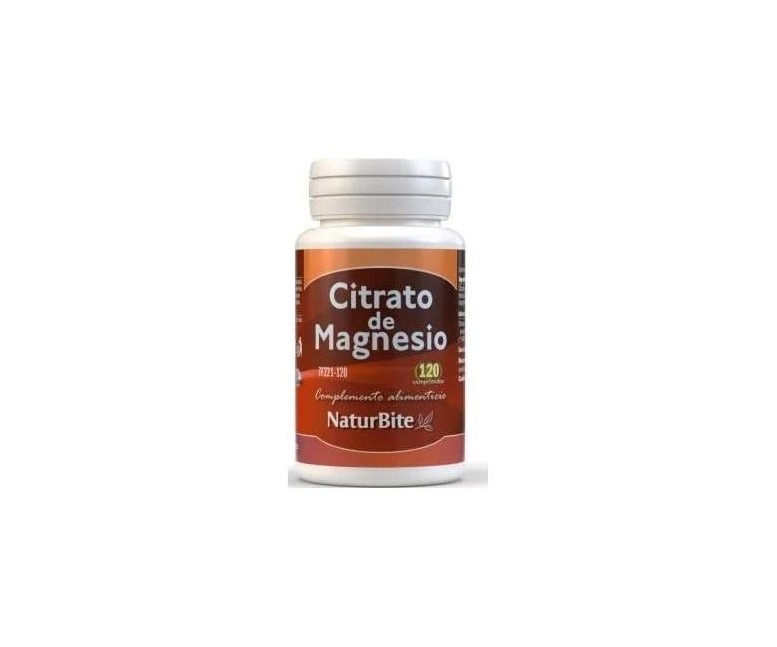 Citrato de magnesio - Naturbite 120 tab Naturbite