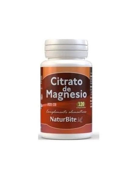 Citrato de magnesio - Naturbite 120 tab Naturbite