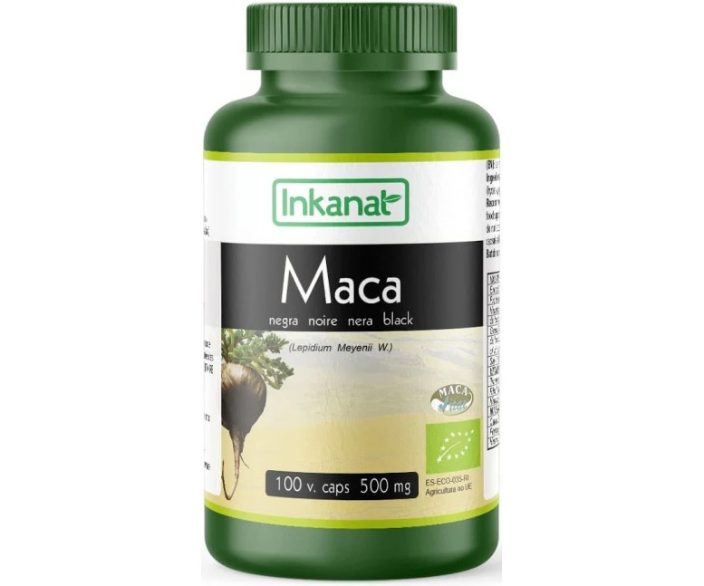 Maca negra bio 100 cap Inkanat