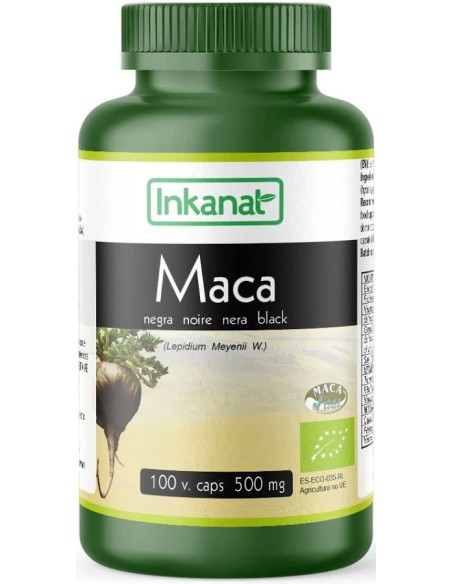 Maca negra bio 100 cap Inkanat