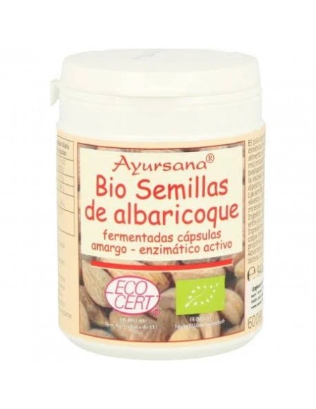 Bittere bio albaricoque 160 cap Ayursana