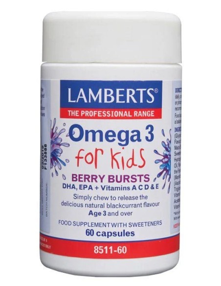 Omega 3 niños 60 cap Lamberts