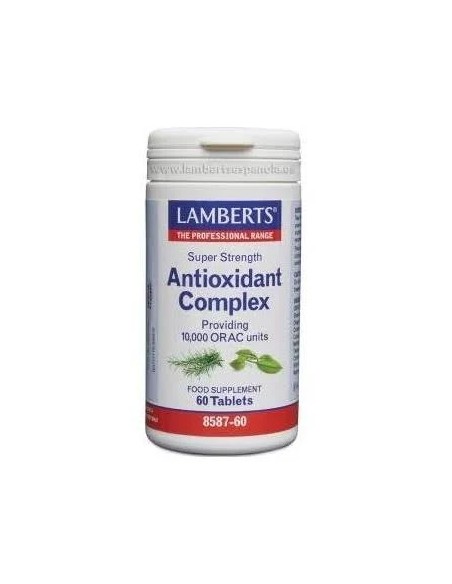 Complejo de antioxidantes alta potencia 60 cap Lamberts