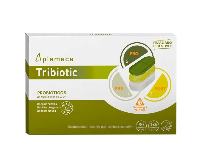 Tribiótico 30 tab Plameca