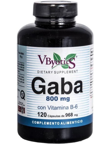 Gaba 120 cap - 800 mg Vbyotics