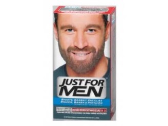 Just for men bigote barba castaño oscuro m35