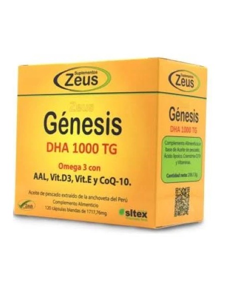Genesis dha tg omega 3 120 cap Zeus