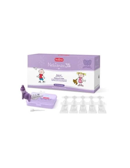 Nebianax Kit viales+spray 20 viales de 5 ml Buona