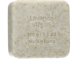 Jabón exfoliante argán-lavanda bio