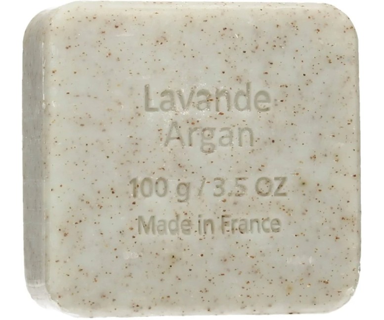 Jabón exfoliante argán-lavanda bio 100 tab Savon Du Midi