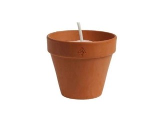 Vela tiesto terracota 13 x 11,5 cm