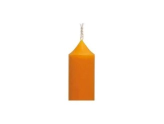 Vela bujía iris naranja