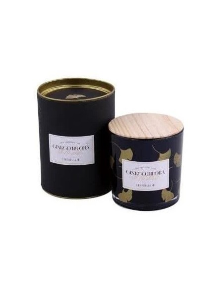 Vela vaso ginkvas ginkgo biloba perf. 1 unidad Cerabella